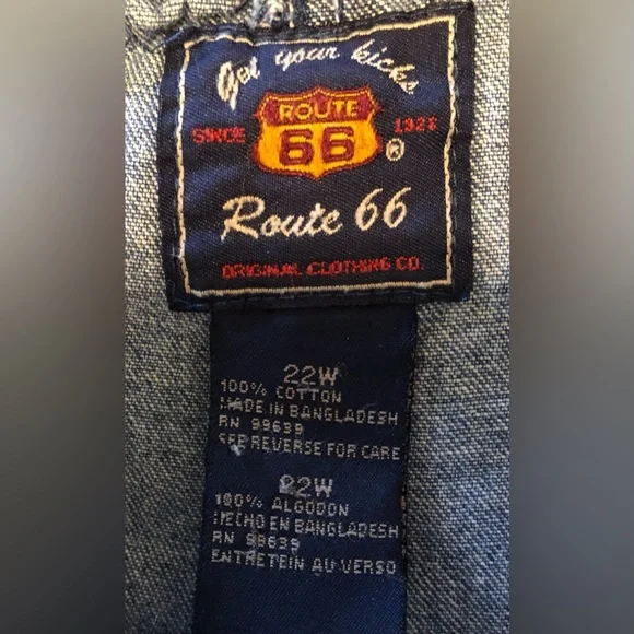 Rt66 Bib Women’s Shortalls Size 22W - Picture 3 of 7